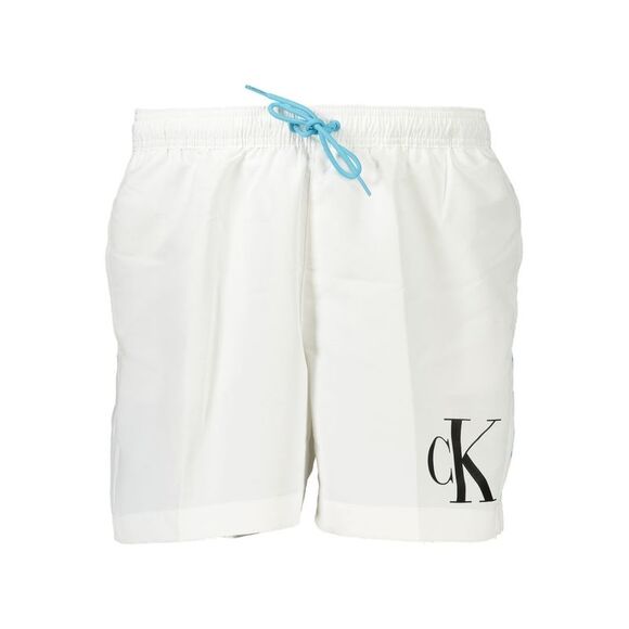 Calvin Klein Bianco Recycled Polyester Men's Swim Men's Boxer